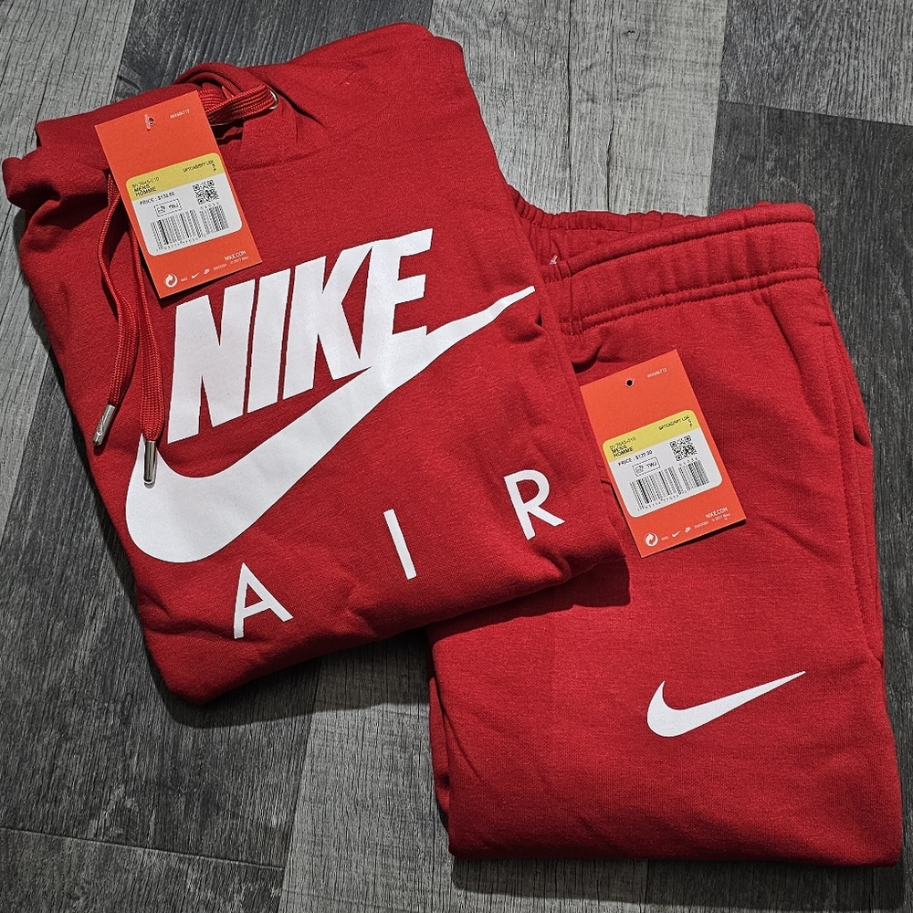 Nike Red Air Tracksuit Set